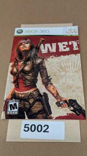 Wet xbox 360 manual only - -,